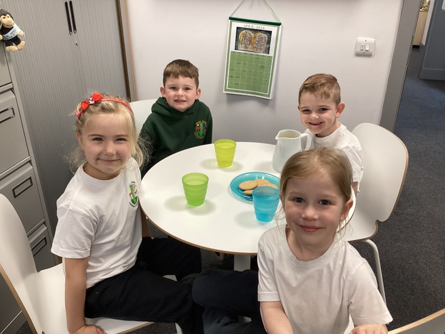 Reception Juice and Biscuits