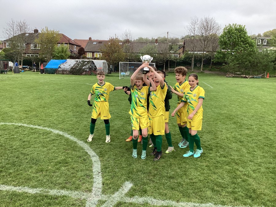 Harlow Green Football Team Wins League